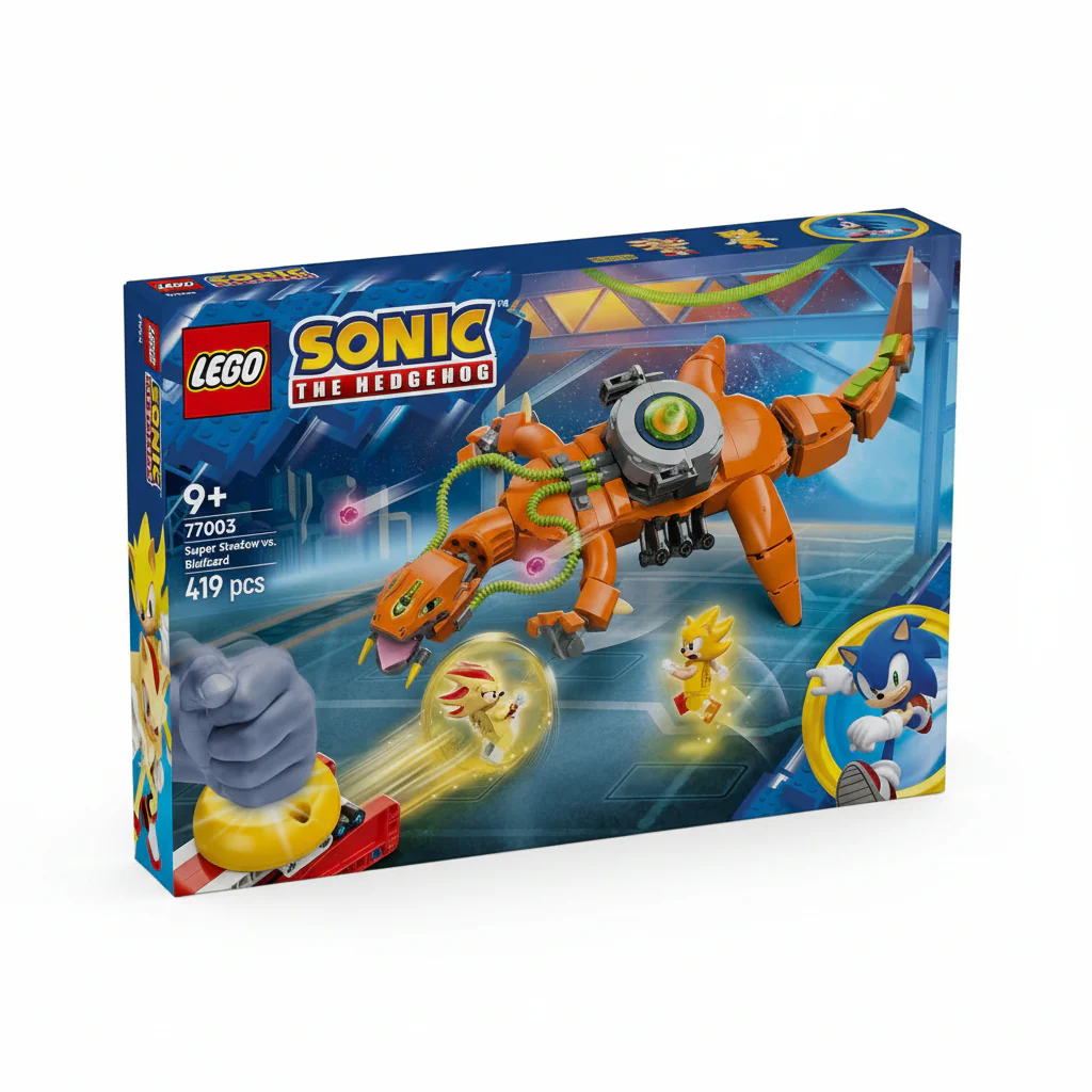 Lego Sonic The Hedgehog Super Shadow VS Boilizard 77003