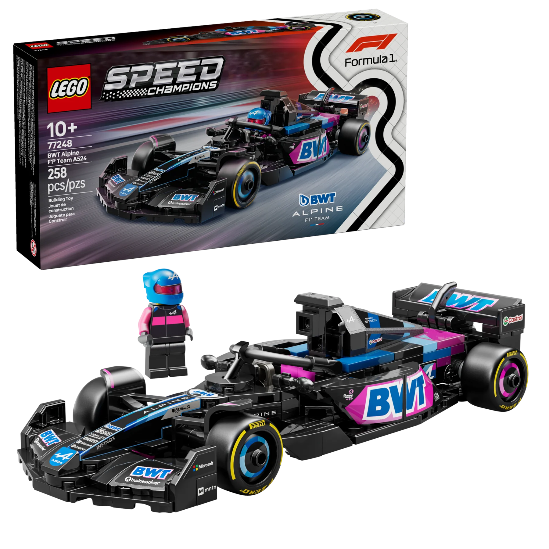 Lego Speed Champions BWT Alpine F1 Team A524 77248 - Image 2