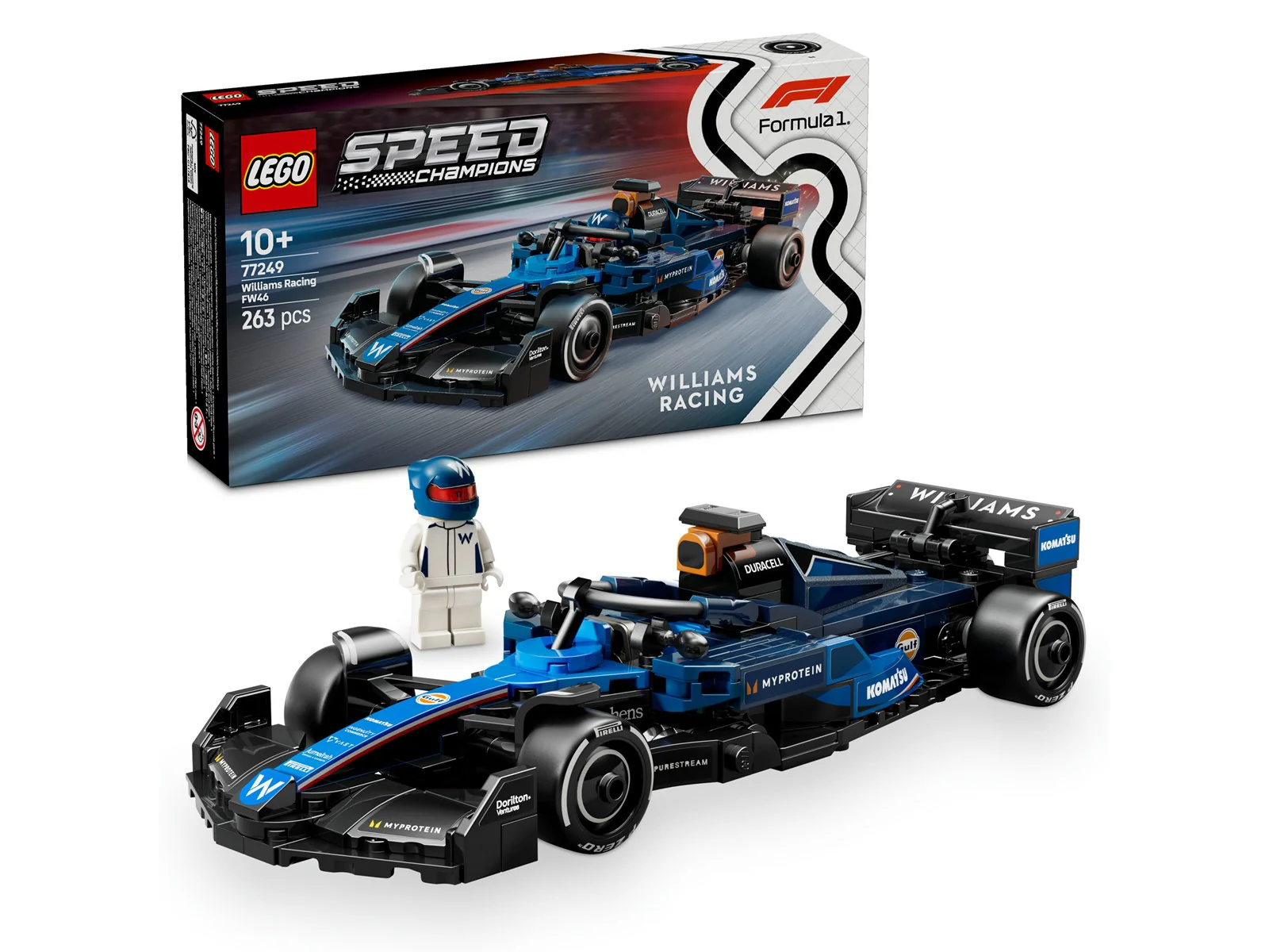 Lego Speed Champions Williams Racing FW46 F1 77249 - Image 2
