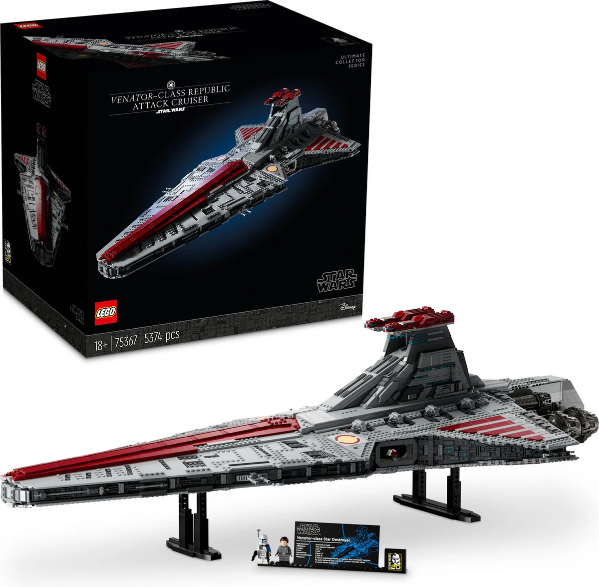 Lego Star Wars Venator-Class Republic Attack Cruiser 75367 - Image 7
