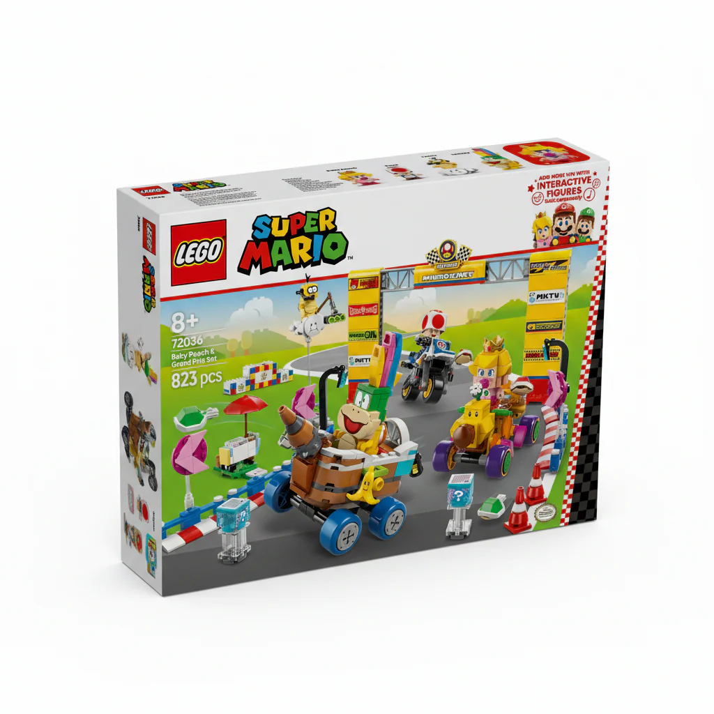 Lego Super Mario Baby Peach & Grand Prix Set 72036