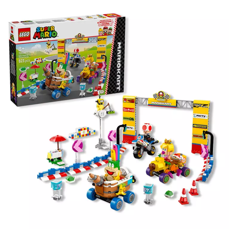 Lego Super Mario Baby Peach & Grand Prix Set 72036 - Image 2