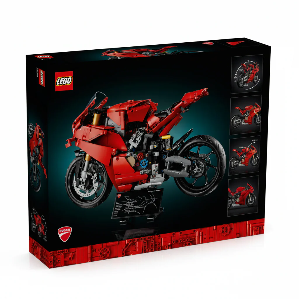 Lego Technic Ducati Panigale V4 S Motorcycle 42202