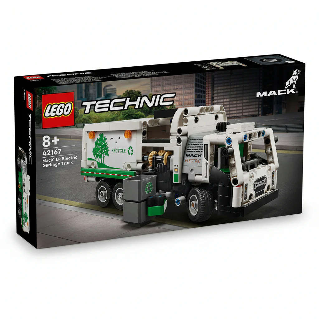 Lego Technic Mack LR Electric Garbage Truck 42167