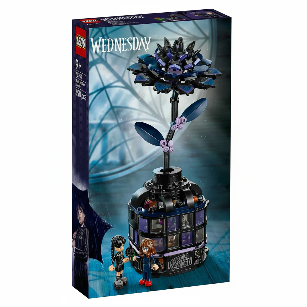 Lego Wednesday Black Dahlia Flower 76784