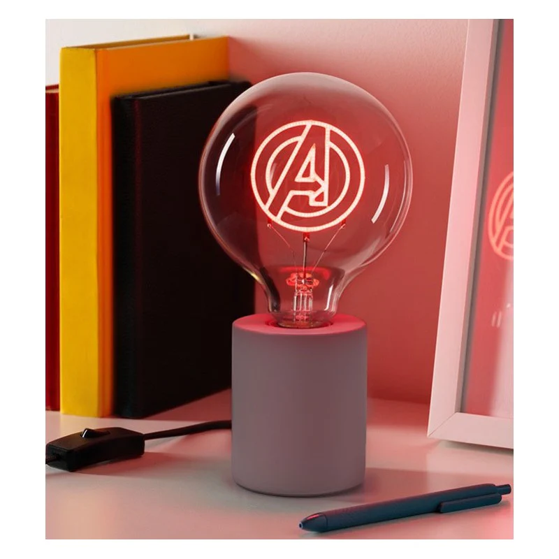 Light Neon Bulb Marvel Avengers Logo - Image 4