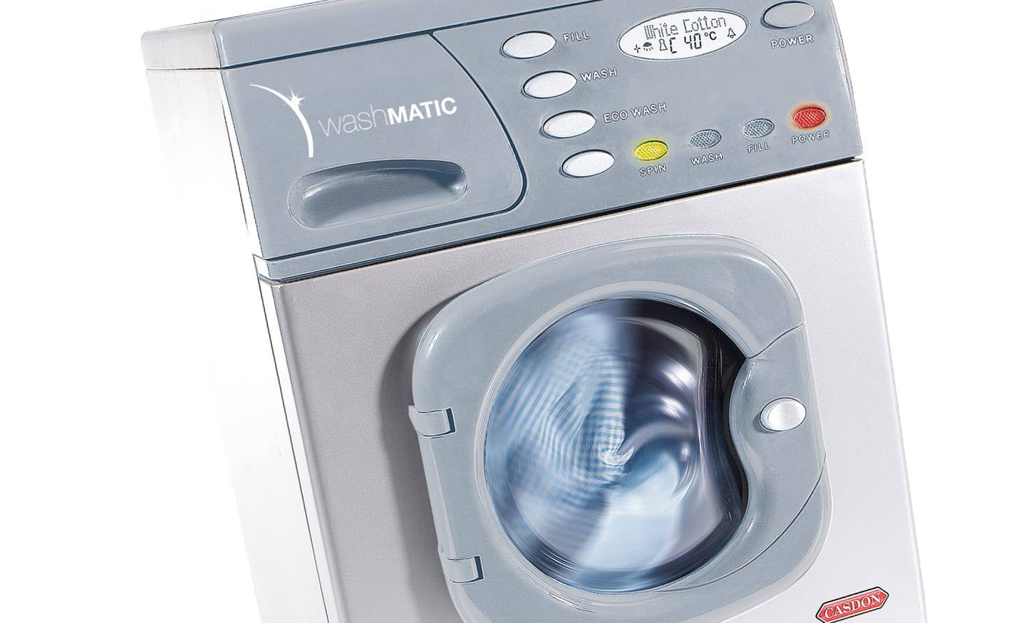 Little Helper Eletronic Washer White - Image 3