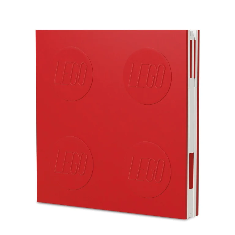 Locking Agenda Lego With Gel Pen -Red - Image 3