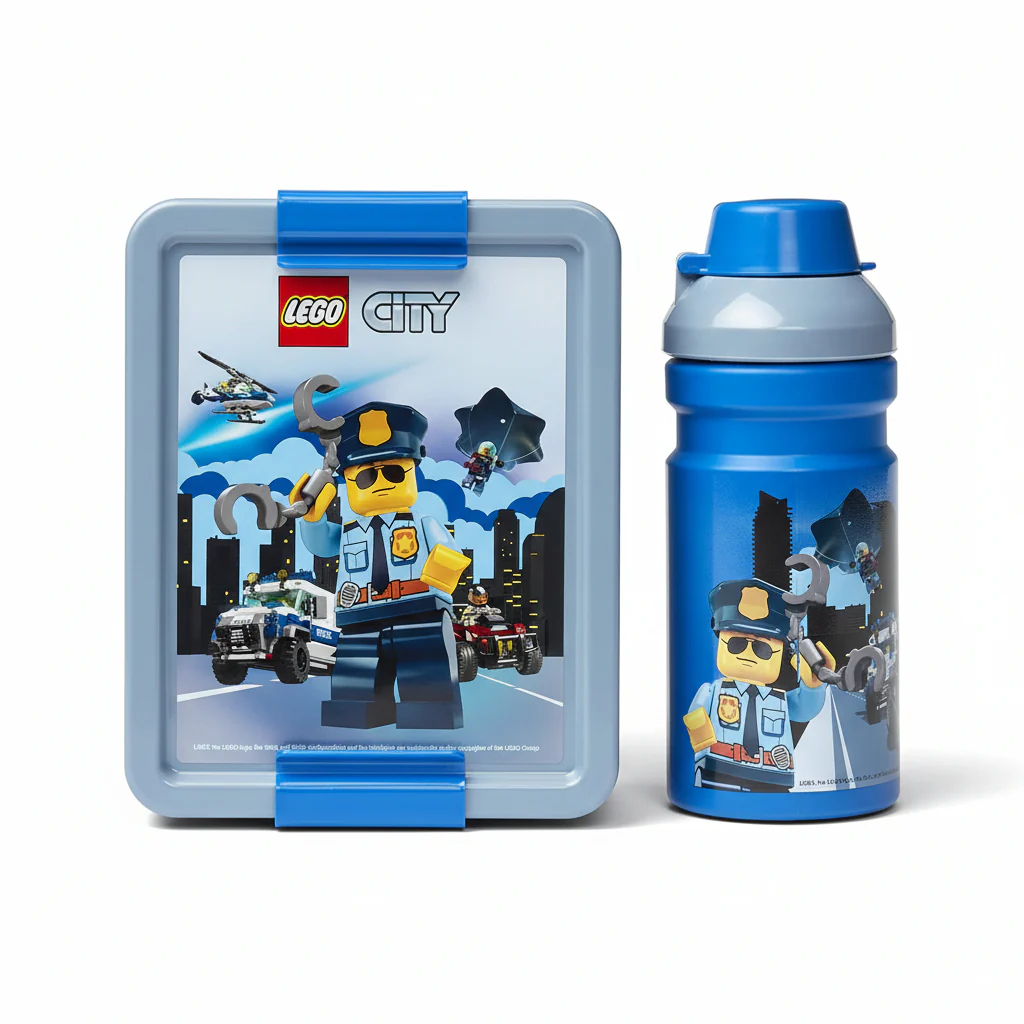 Lunch Set Lego City Police Blue
