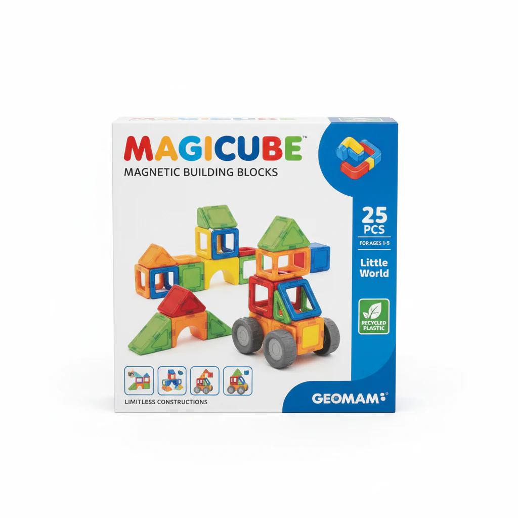 Magicube Blocks Geomag 4 Shapes Little World 25 pcs