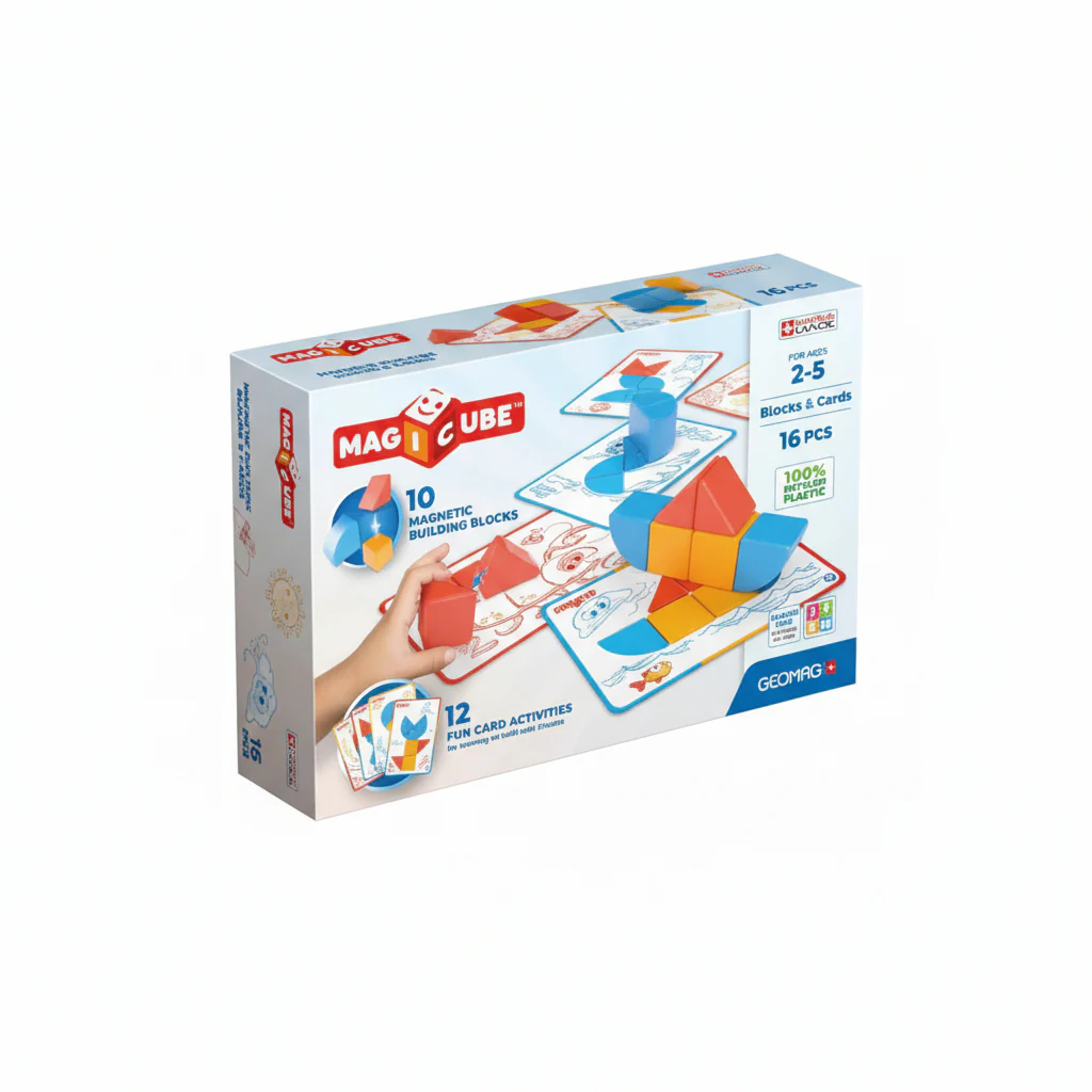 Magicube Blocks Geomag Blocks & Cards 16pcs