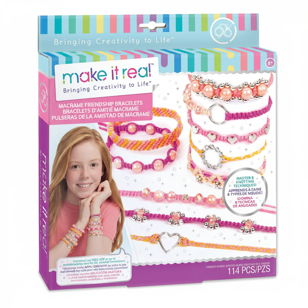 Make It Real Macrame Friendship Bracelets