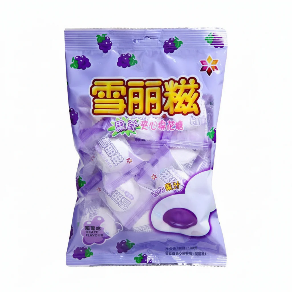 Marshmallow Shelici Grape Flavor 100g