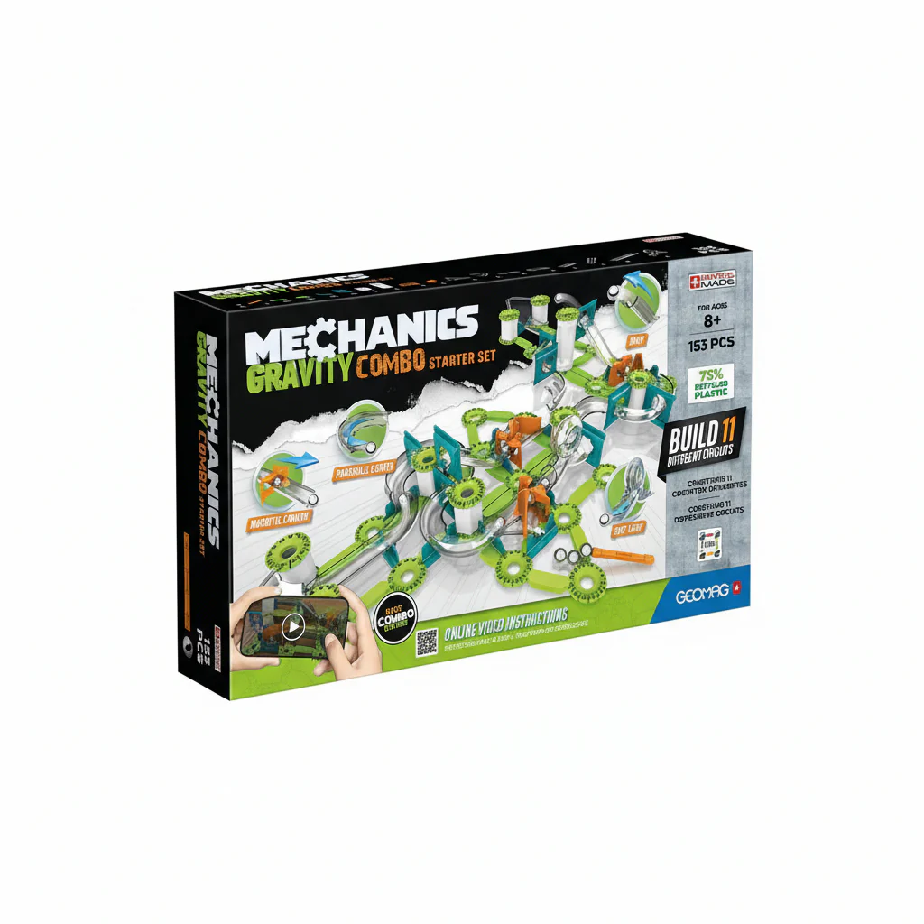 Mechanics Motion Geomag Combo Starter Set 153pcs