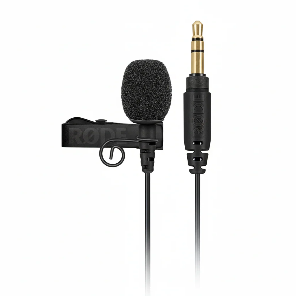 Microphone RODE LAVALIER GO , Professional Clip-on microphone , Black , Cable 1m , LAVGO