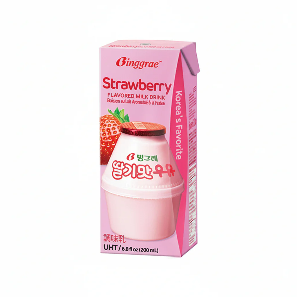 Milk Juice Binggrae Strawberry Flavor