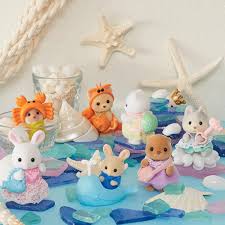 Mini Figure Sylvanian Families Baby Seashore Friends - Image 3