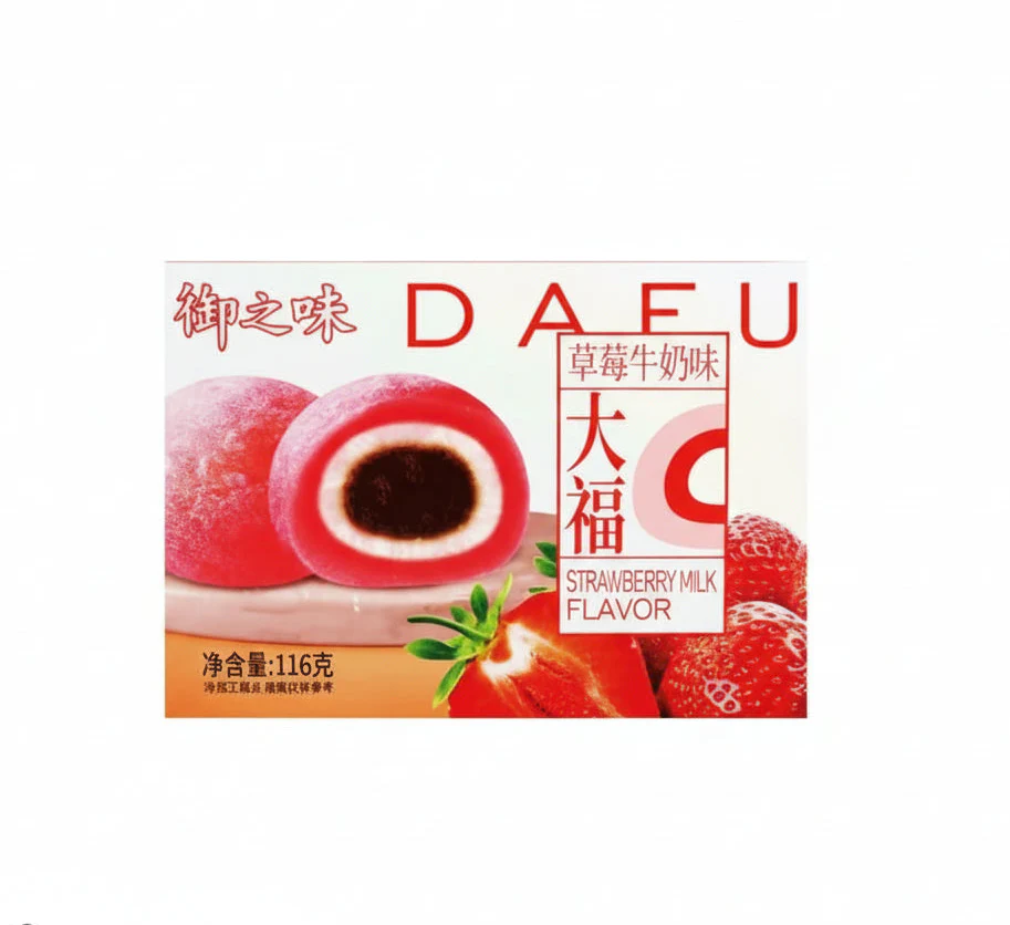 Mochi DAFU Strawberry Milk Flavor