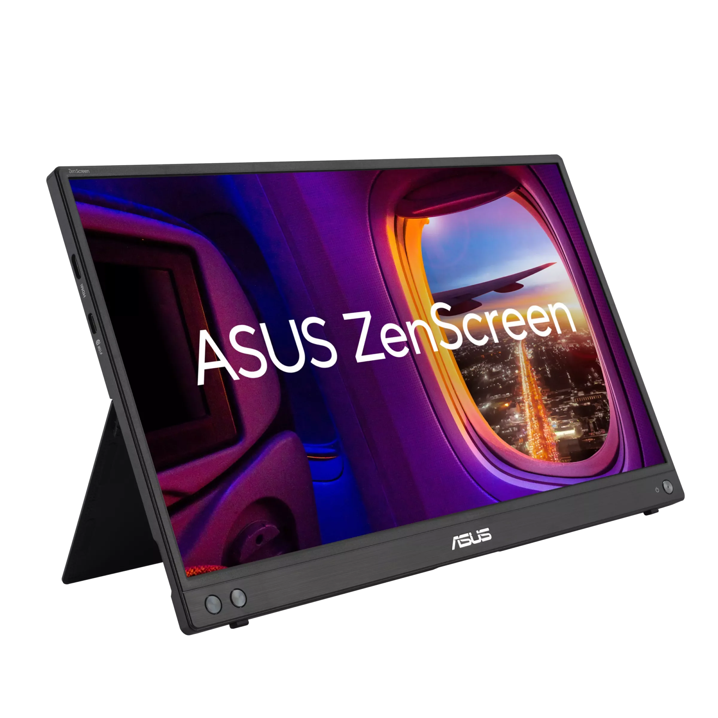 Monitor 15.6" ASUS MB16AHV , Portable , FHD 1920x1080p IPS Black 90LM0381-B02370 1Y