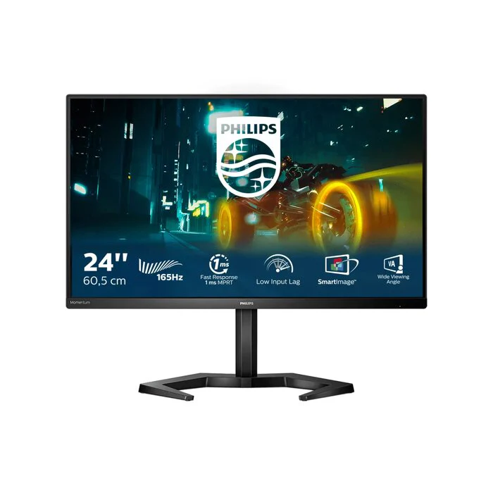 Monitor 23.8" Philips Evnia 3000 Gaming FHD 1920x1080p VA 165Hz 1ms 126%sRGB 350nits , 2xHDMI 1xDisplayPort , 2x Speakers , HAS , VESA , FreeSync Premium , Black , 24M1N3200VA , 1Y - Image 2