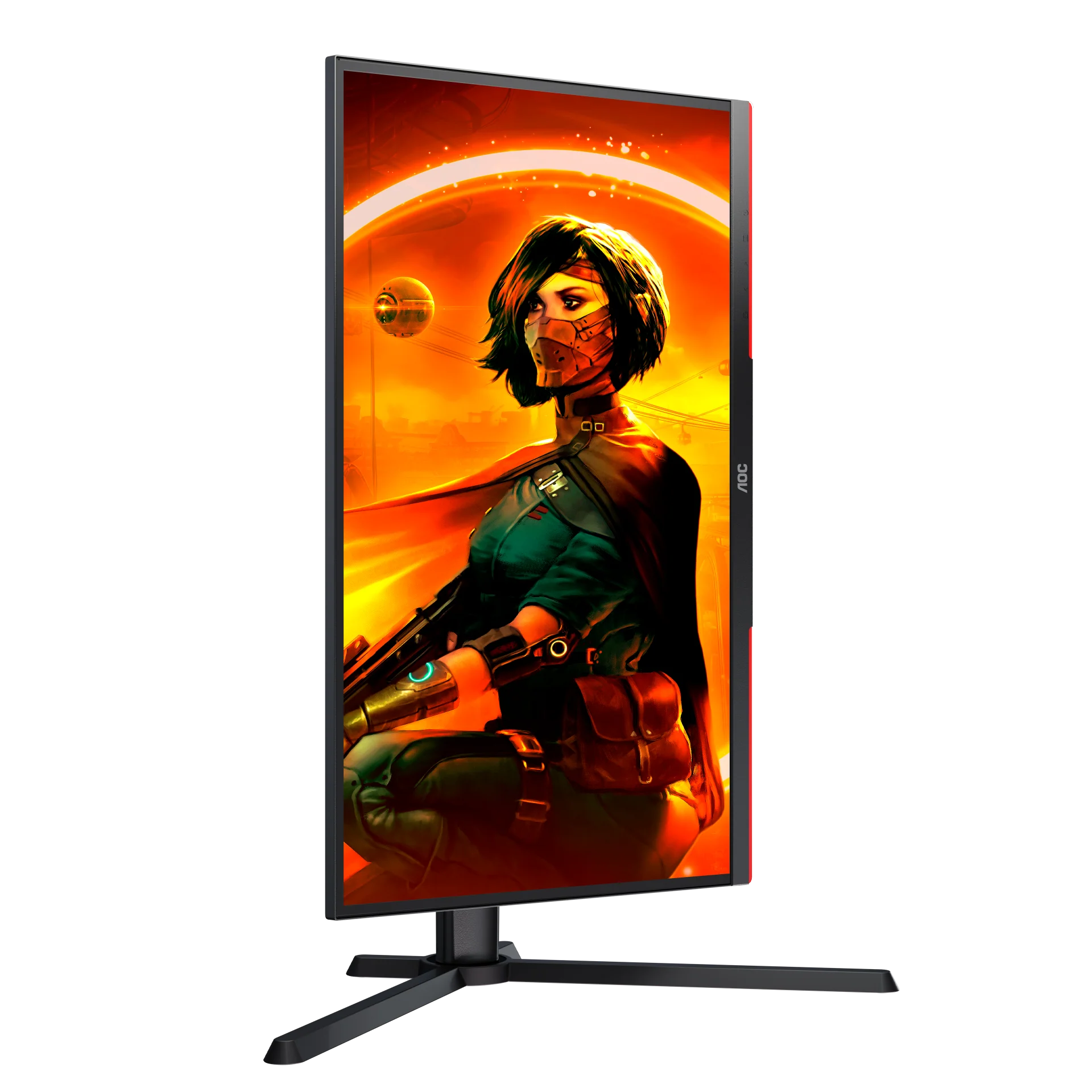 Monitor 24.5" AOC G3 , Gaming , FHD 1920x1080p 240Hz VA , HAS , Black/Red , 25G3ZM/BK , 1Y - Image 3