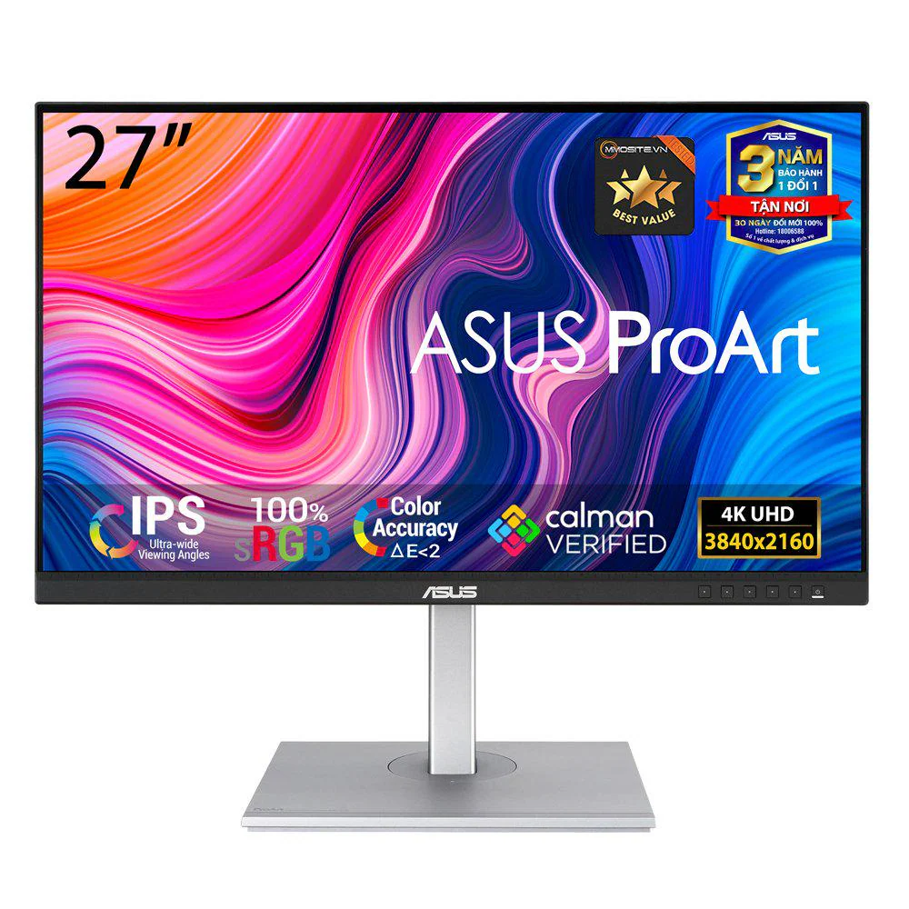 Monitor 27" ASUS ProArt PA279CV , Professionals , 4K UHD 3840x2160p IPS HAS , 90LM06M1-B01170 , 1Y - Image 2