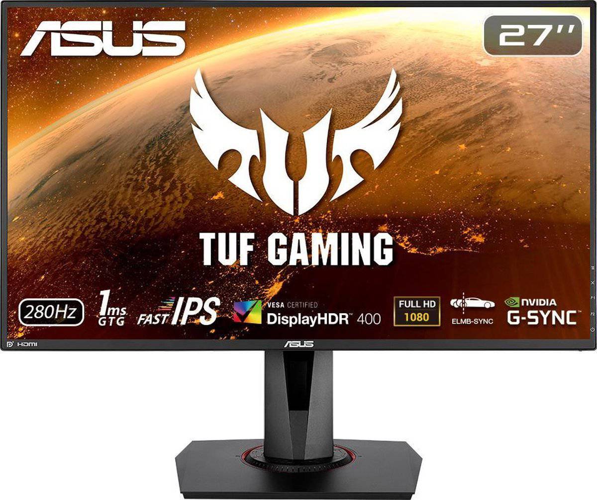 Monitor 27" ASUS TUF VG279QM , Gaming , FHD 1920x1080p 280Hz IPS , HAS , Black , 90LM05H0-B013B0 ,1Y