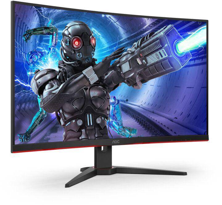 Monitor 31.5" AOC G2 , Gaming , Curved 1500R , FHD 1920x1080p 240Hz VA , Black , C32G2ZE , 1Y - Image 8