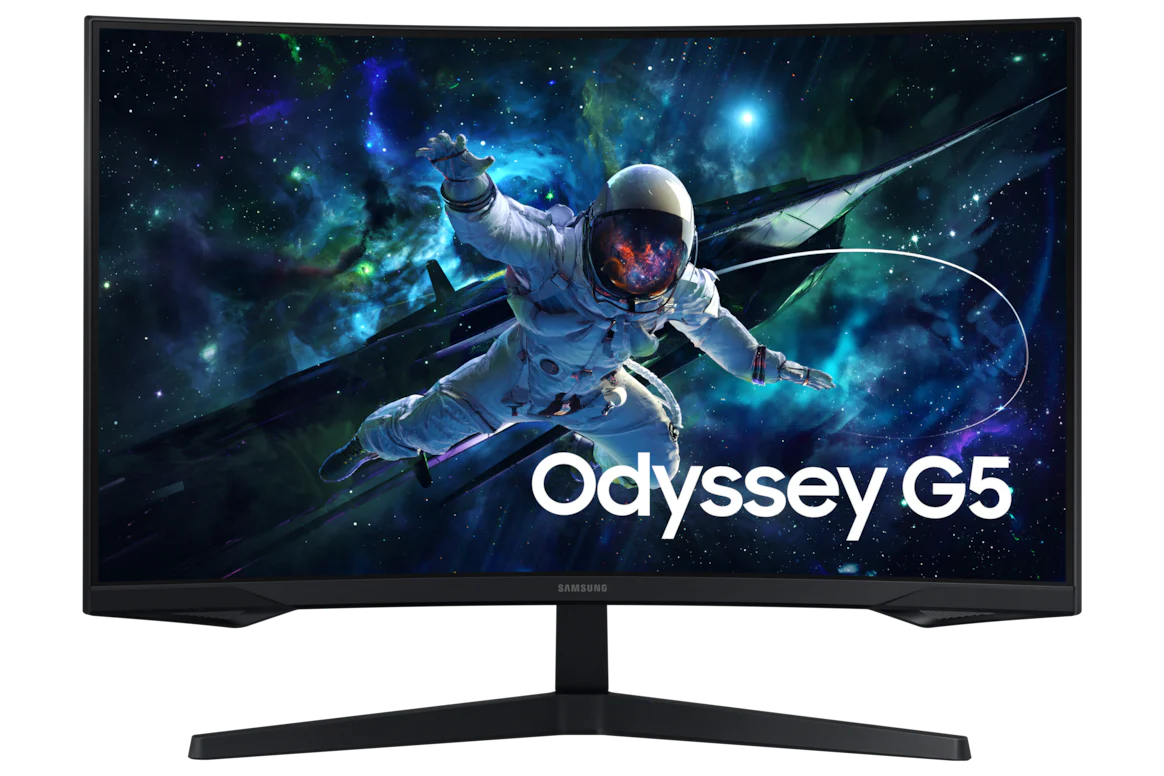 Monitor 32" Samsung Odyssey G5 Curved QHD 2560x1440p 165Hz VA, Black , LS32CG552EUXEN , 1Y