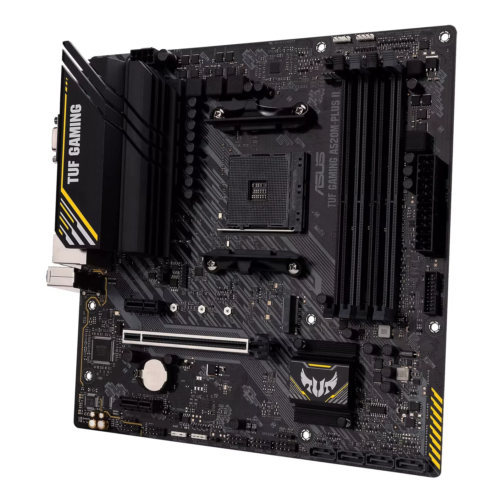 Motherboard ASUS TUF GAMING A520M-PLUS II , DDR4 , Micro ATX , Socket AM4 , 90MB17G0-M0EAY0 - Image 2