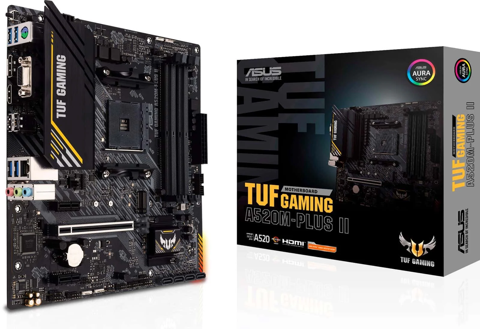 Motherboard ASUS TUF GAMING A520M-PLUS II , DDR4 , Micro ATX , Socket AM4 , 90MB17G0-M0EAY0 - Image 4