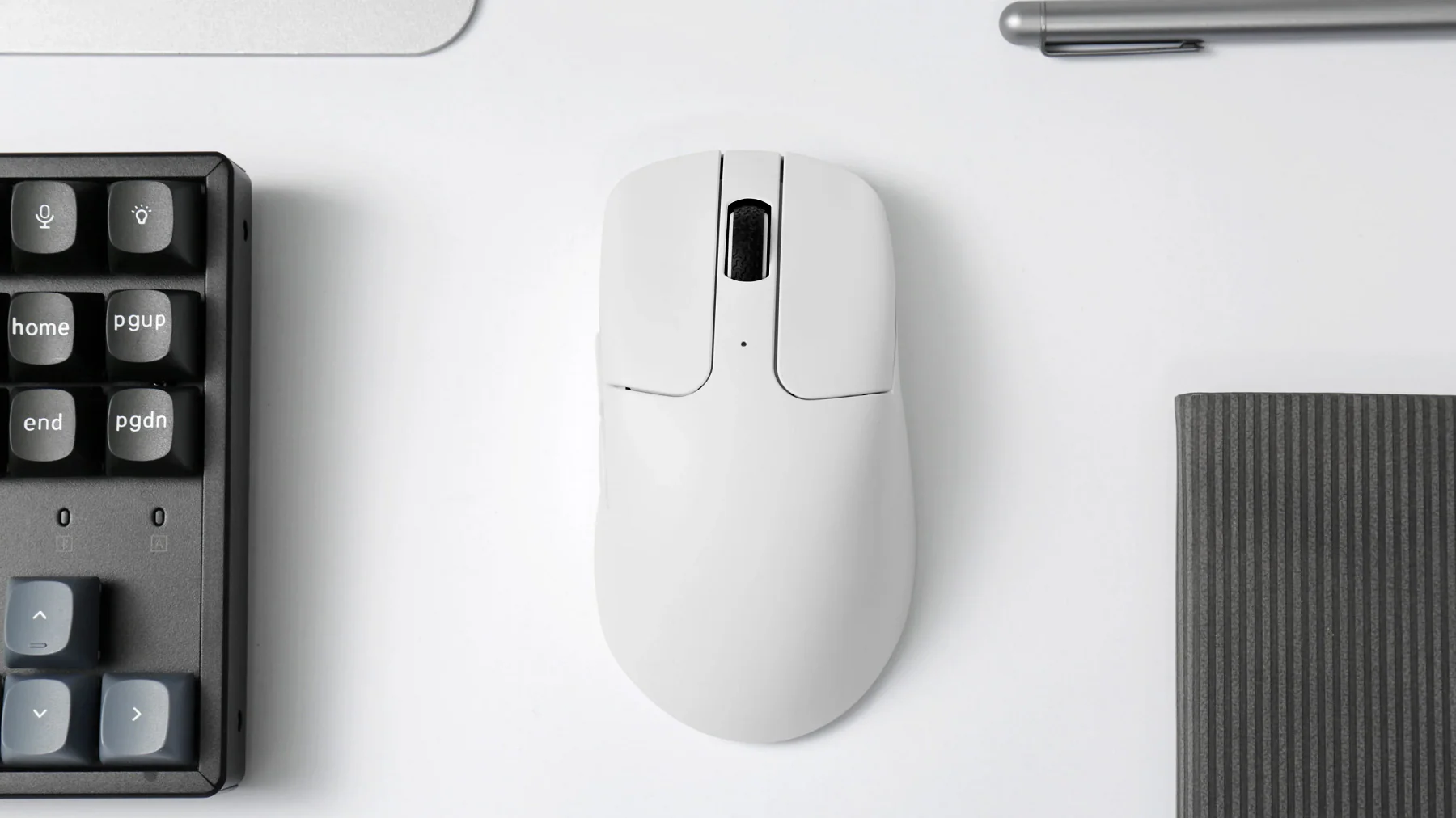 Mouse Keychron M2 8k , Wireless and Bluetooth BT5.1 , Ultra lightweight 55gram , White , M2-A24 - Image 3