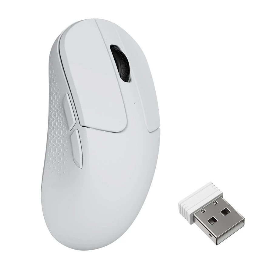 Mouse Keychron M3 Mini 8k , Wireless and Bluetooth BT5.3 , Ultra lightweight 55gram , White  M3M-A24 - Image 2