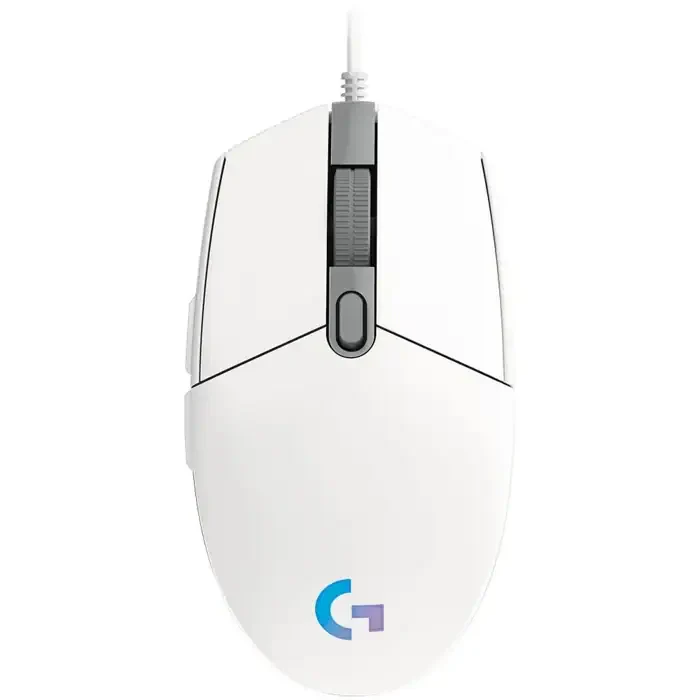 Mouse Logitech G203 , Lightsync ARGB , 8K DPI , USB-A Cable , White , 910-005797