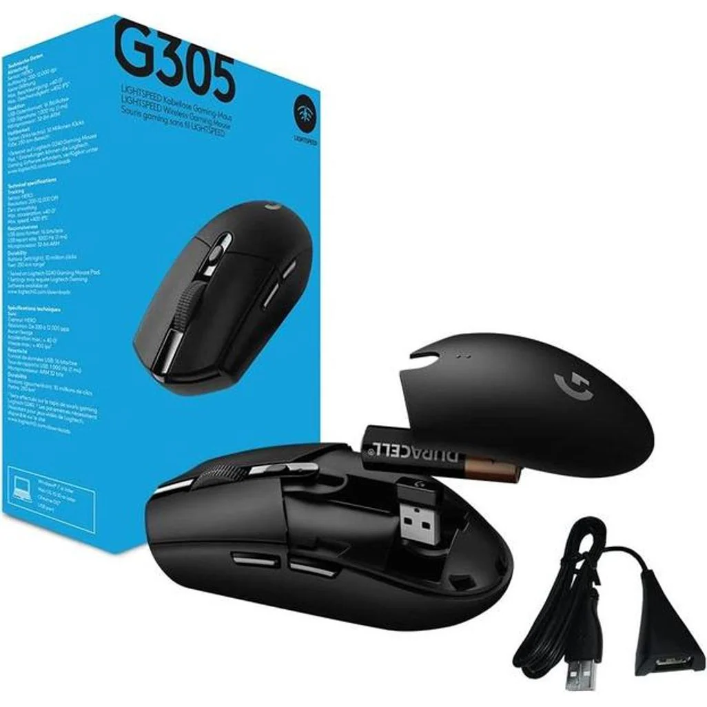 Mouse Logitech G305 , 12K DPI , Lightspeed Wireless (included USB-A Dongle) , Black , 910-005283 - Image 3