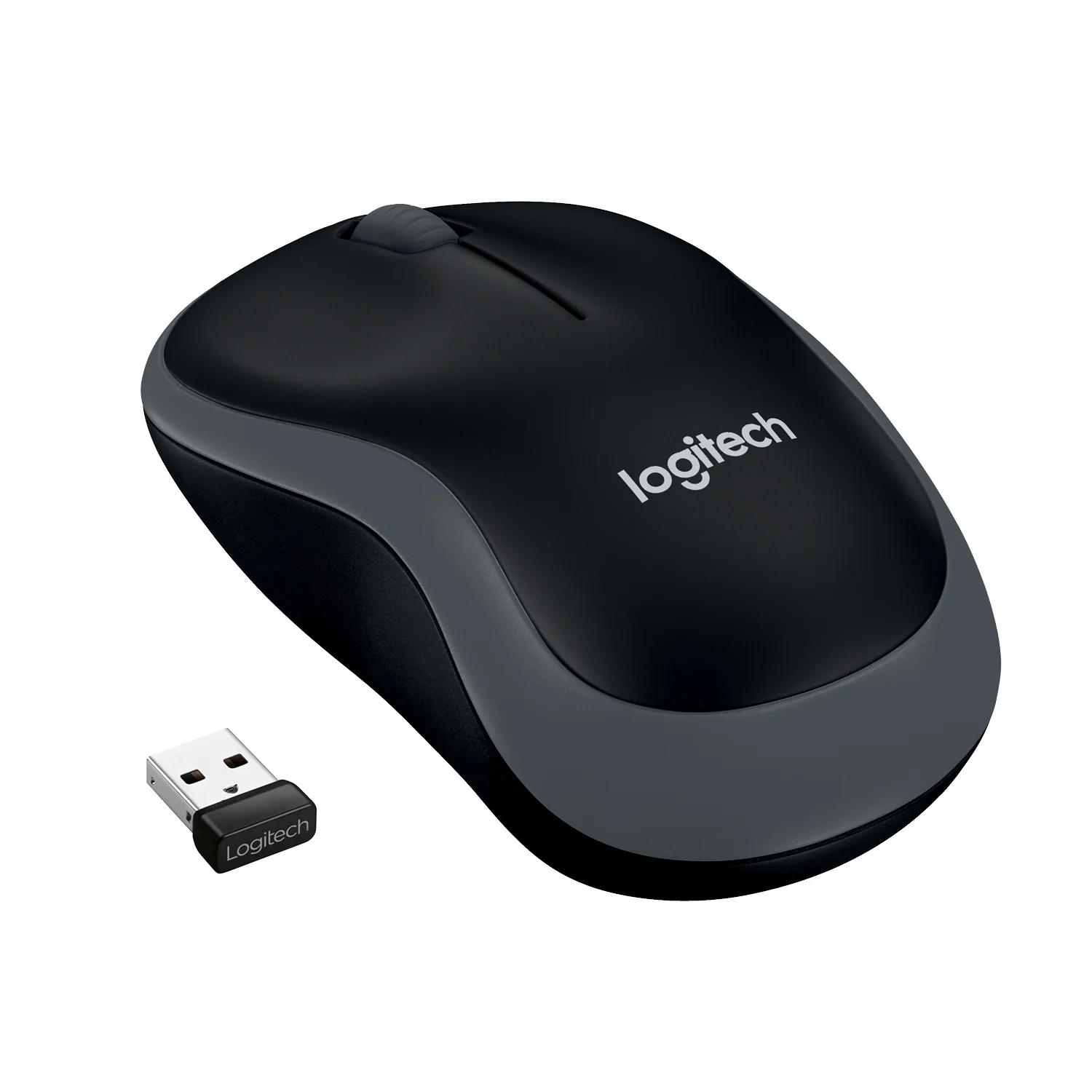 Mouse Logitech M185 , Wireless 2.4Ghz (included USB-A Dongle) , Gray , 910-002238 - Image 2