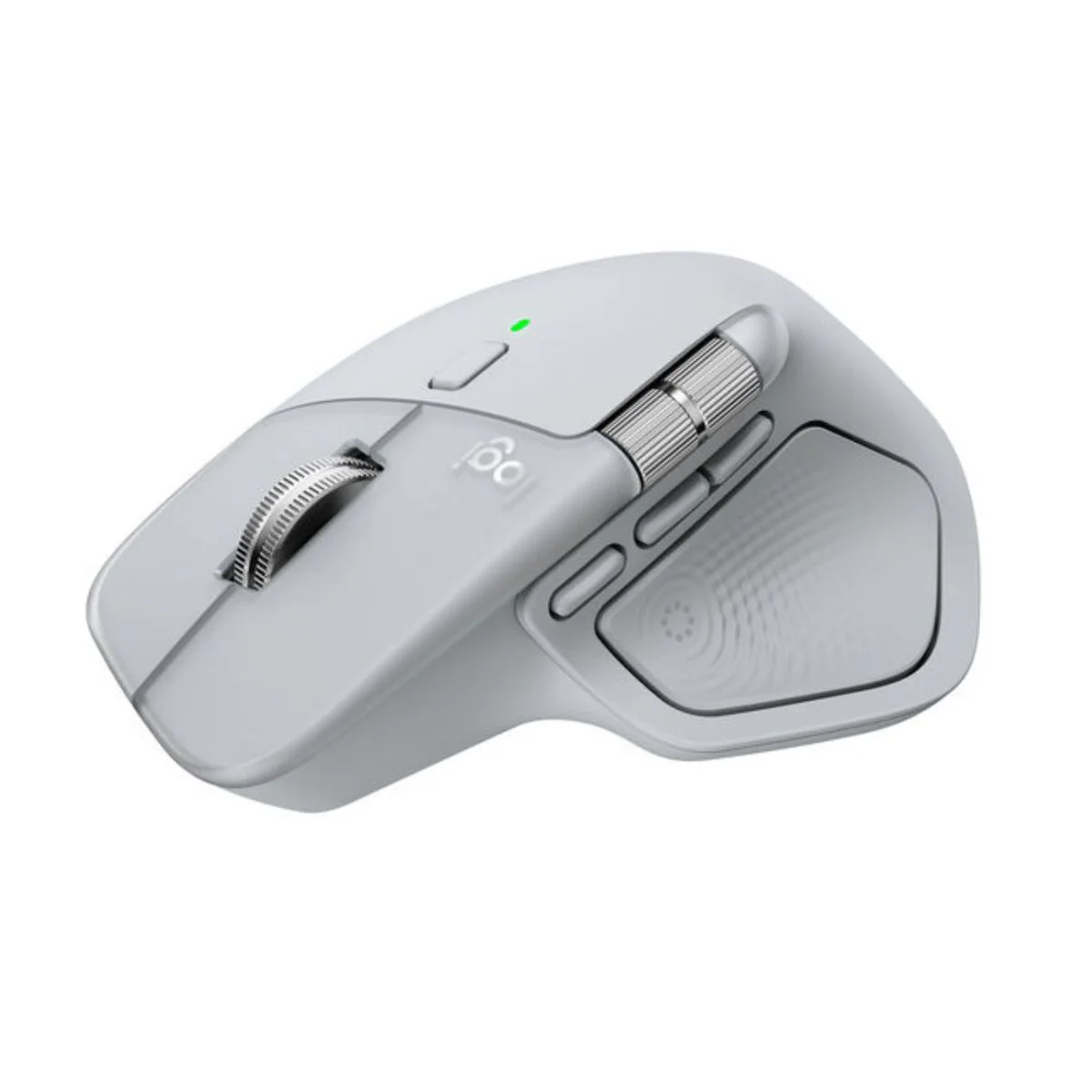Mouse Logitech MX Master 4 , Wireless + Bluetooth , White Light Gray , 910-007563