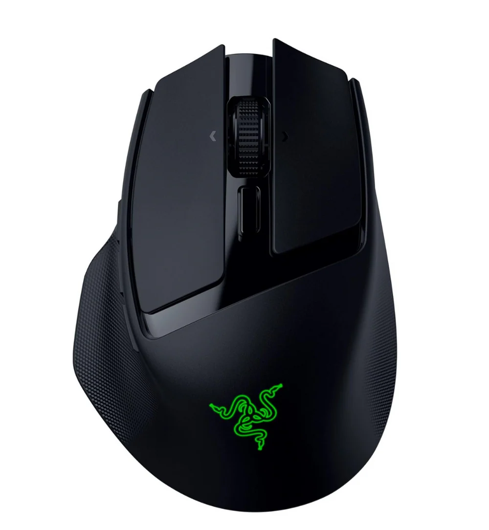 Mouse Razer Basilisk Mobile , Small and Portable , Ergonomic , Wireless , Focus X 18K Sensor , Tri-Mode Connectivity , Up to 180 Hour , Black , RZ01-04310100-R3G1