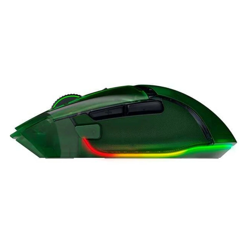Mouse Razer Basilisk V3 Pro 35K , Ergonomic , Wireless , Focus Pro 35K Sensor , Tri-Mode Connectivity , Up to 210 Hour , Phantom Green , RZ01-05240300-R3G1 - Image 2