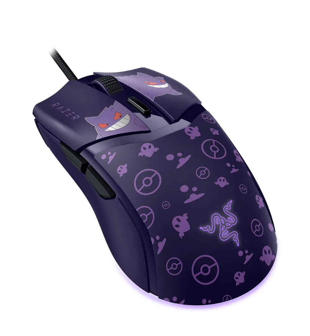 Mouse Razer COBRA Pokemon Gengar Edition , 8.5K DPI 58g Lightweight Gaming Purple RZ01-04650700-R3M1 - Image 2