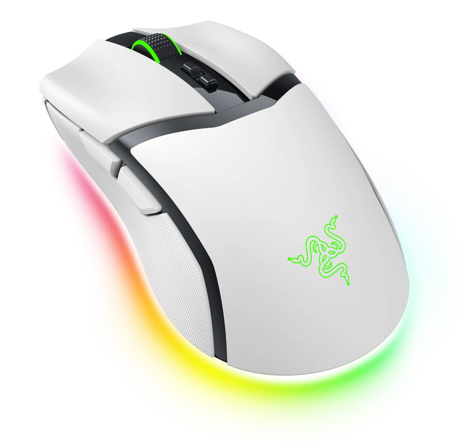 Mouse Razer Cobra Pro , Focus Pro 30K DPI Optical Sensor , 10 Customizable buttons , Chroma RGB with Underglow , White , RZ01-04660200-R3G1
