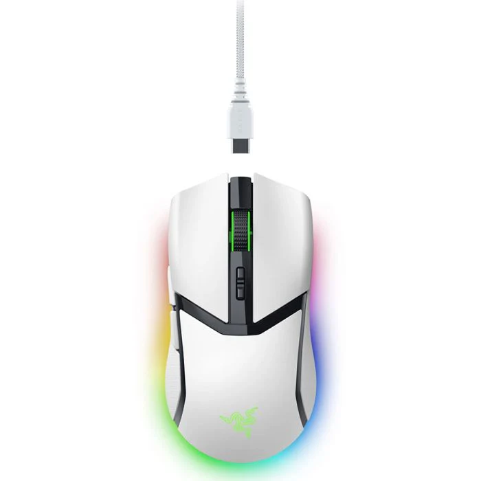 Mouse Razer Cobra Pro , Focus Pro 30K DPI Optical Sensor , 10 Customizable buttons , Chroma RGB with Underglow , White , RZ01-04660200-R3G1 - Image 2