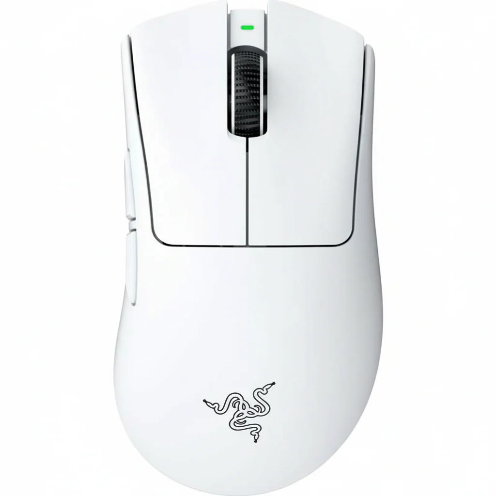 Mouse Razer Deathadder V4 PRO , Wireless , 45K DPI , Ultra light 57gram , White , RZ01-05330200-R3G1