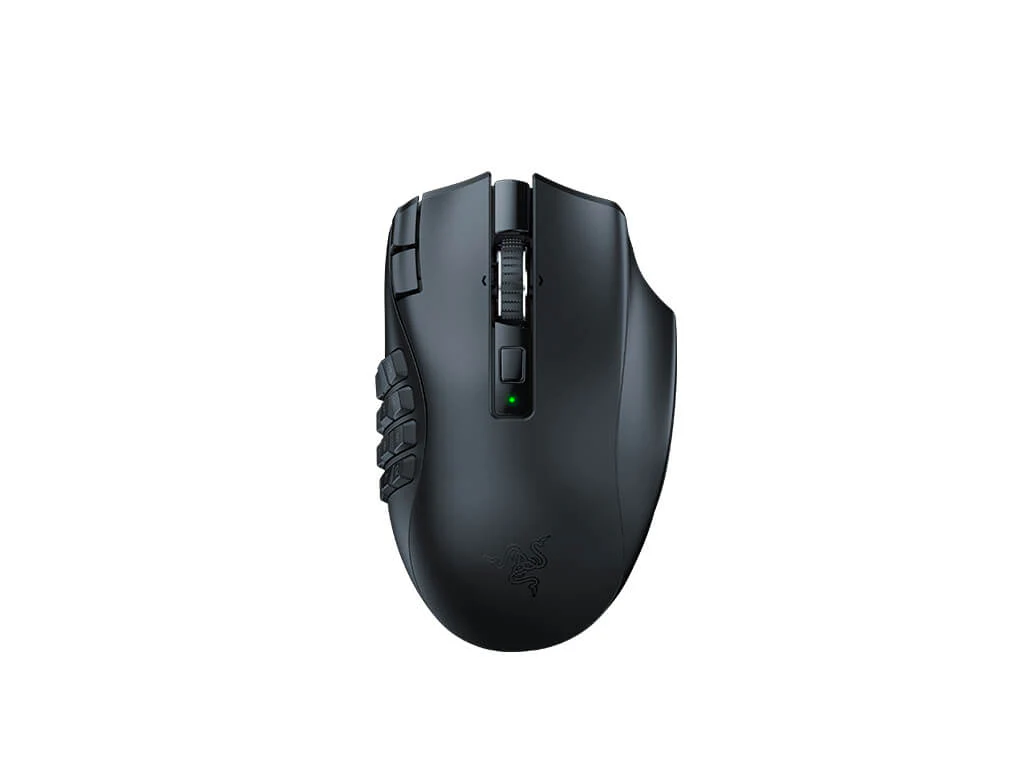Mouse Razer NAGA V2 HyperSpeed , 30K DPI , Wireless/Bluetooth , 19 Programmable Buttons , Black , RZ01-03600100-R3G1
