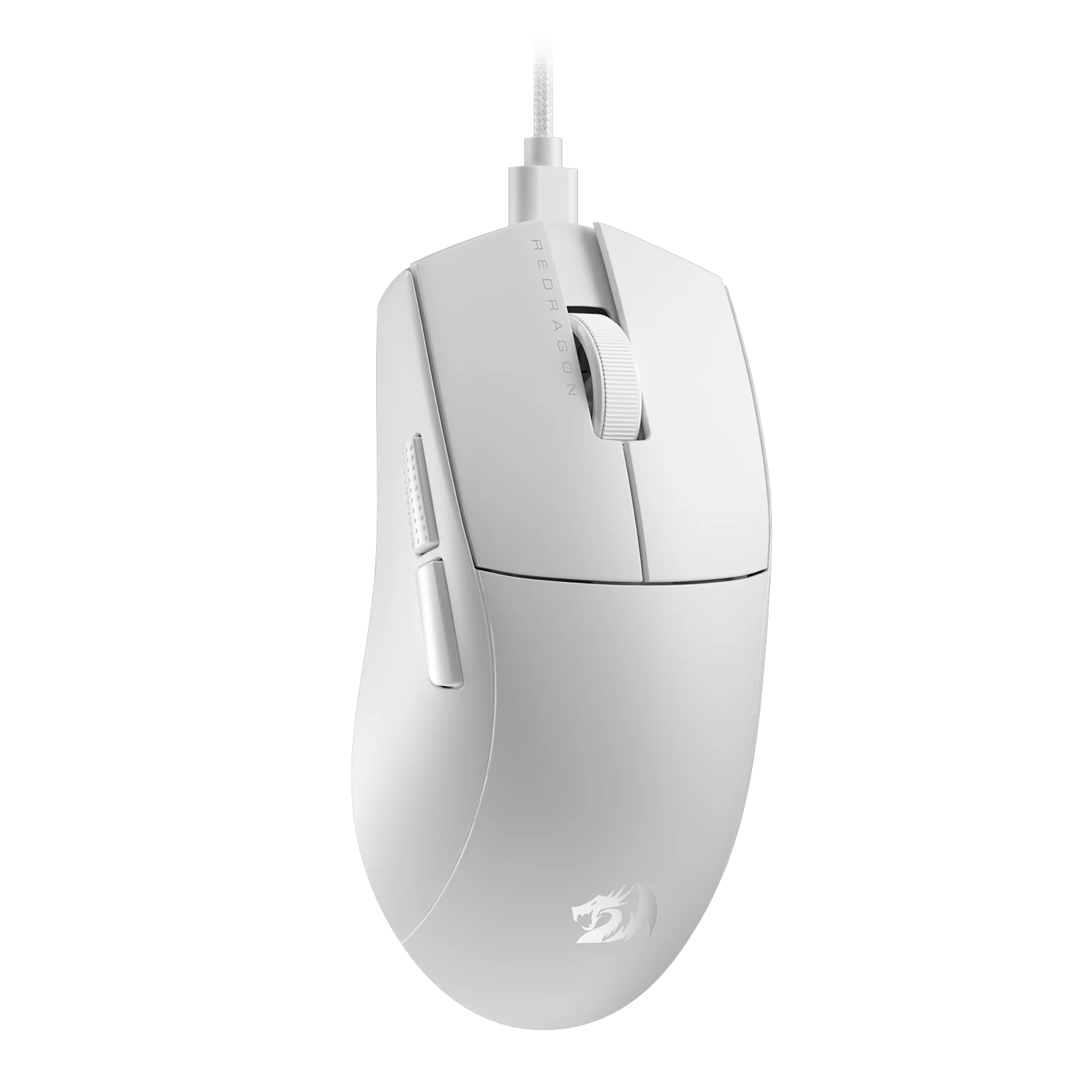 Mouse Redragon K1NG M724 , 1K Hz , 12.4K DPI , 42Gram UltraLight , 5 Programmable Buttons , White , M724 - Image 2