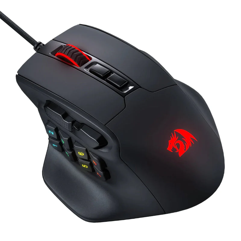 Mouse Redragon M811 Aatrox RGB , 10 Side Macro Keys , Black , M811-RGB