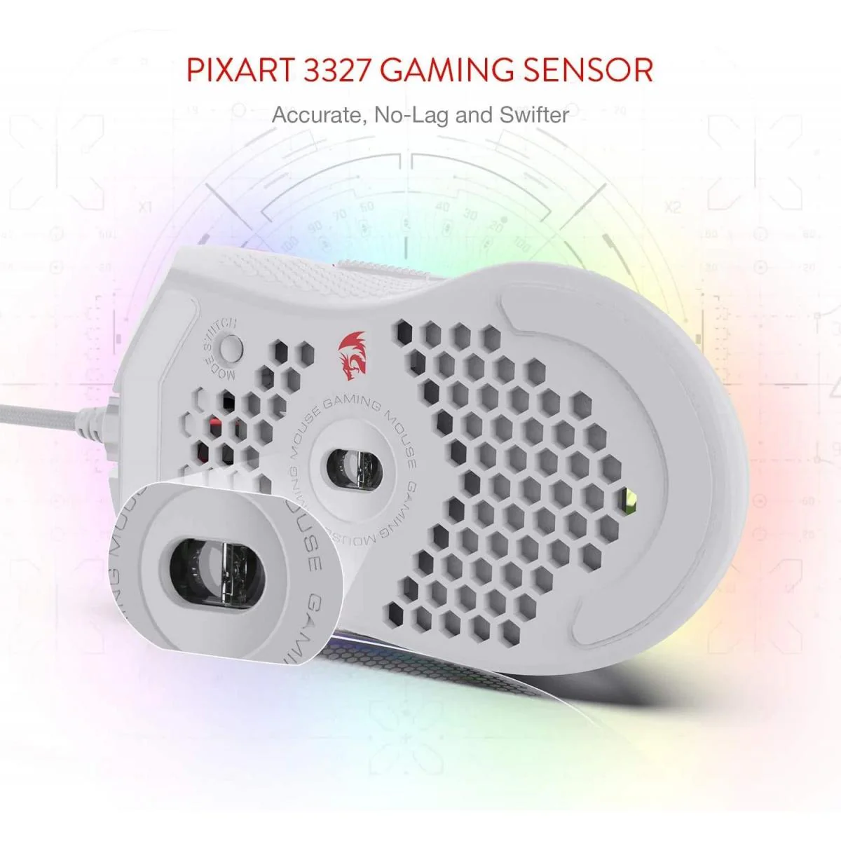 Mouse Redragon Storm M808 White - Image 6