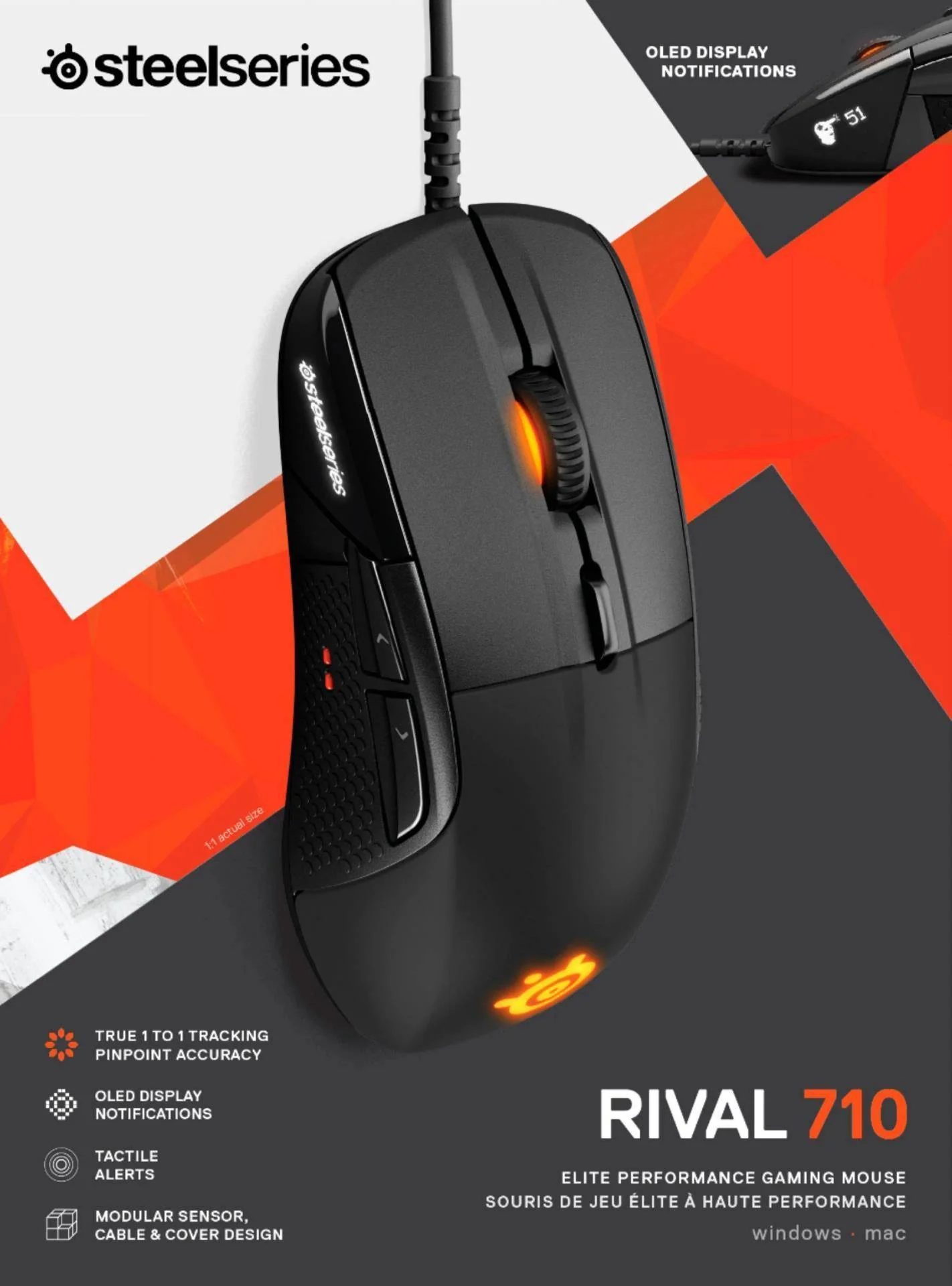 Mouse Steelseries Rival 710