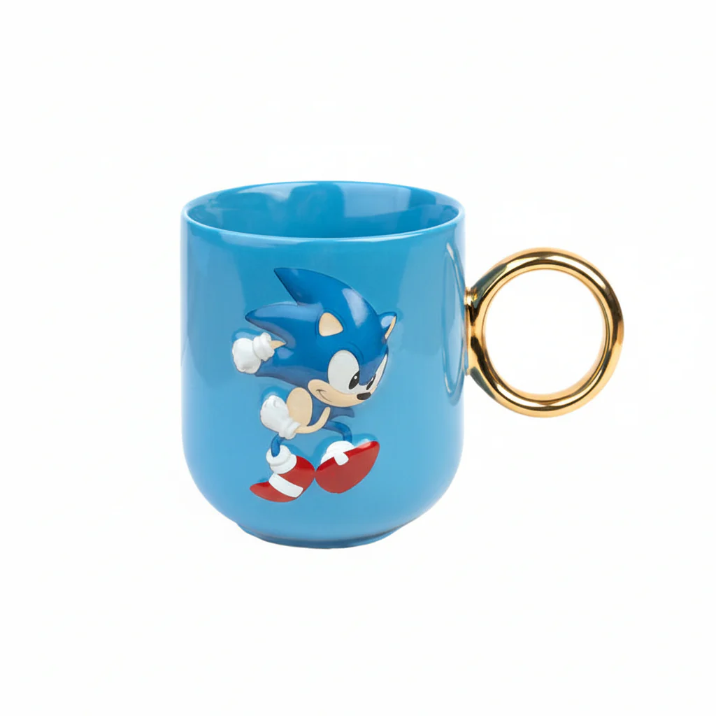 Mug 3D Sonic The Hedgehog With Anello