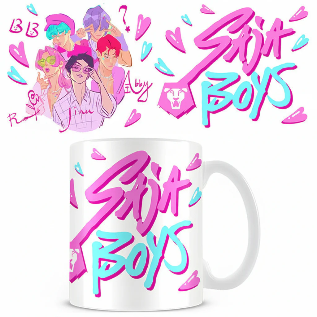 Mug K-Pop Demon Hunters Saja Boys Logo